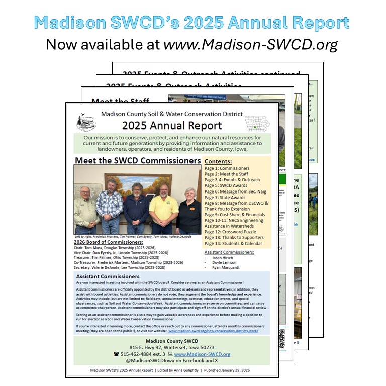 Madison SWCD’s 2025 Annual Report now available online