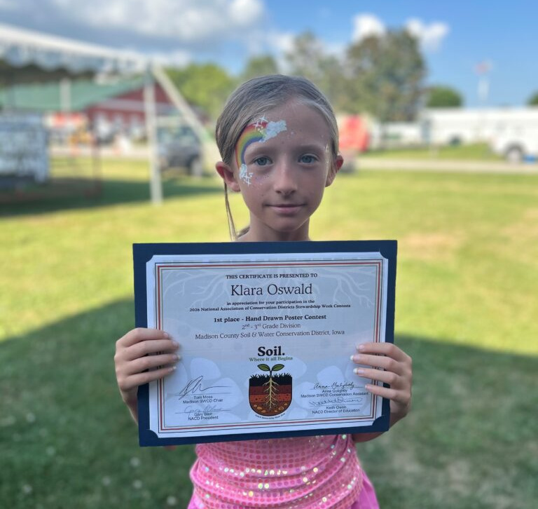 Madison SWCD Recognizes Poster Contest Winner